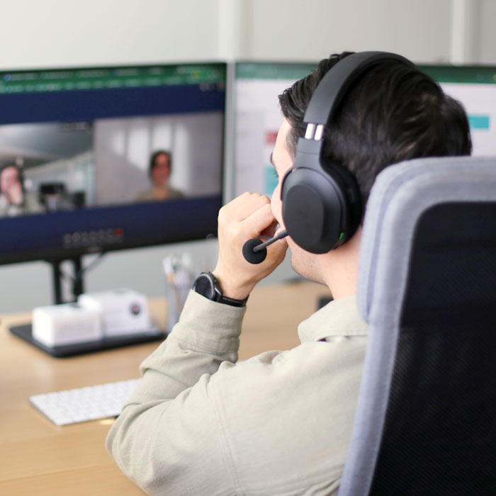 CleanManager-support der hjælper en rengøringsvirksomhed i opstarten, med personlig onboarding og vejledning.